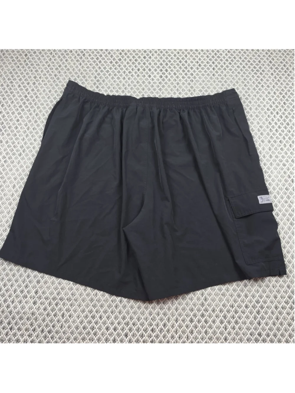 Polo Ralph Lauren Swim Trunks Cargo Board Shorts Black Red Pony Men’s 5XB